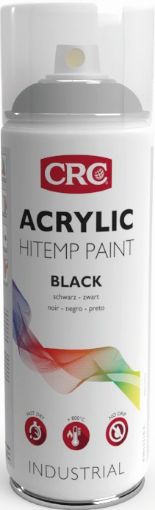 Imagen de Acryl Ral Anticalorica Negra 400Ml